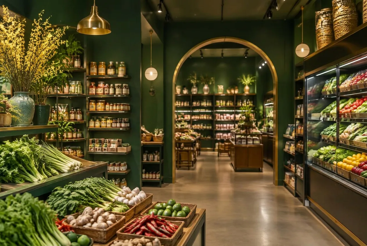 Inside a B&T Food Centre store