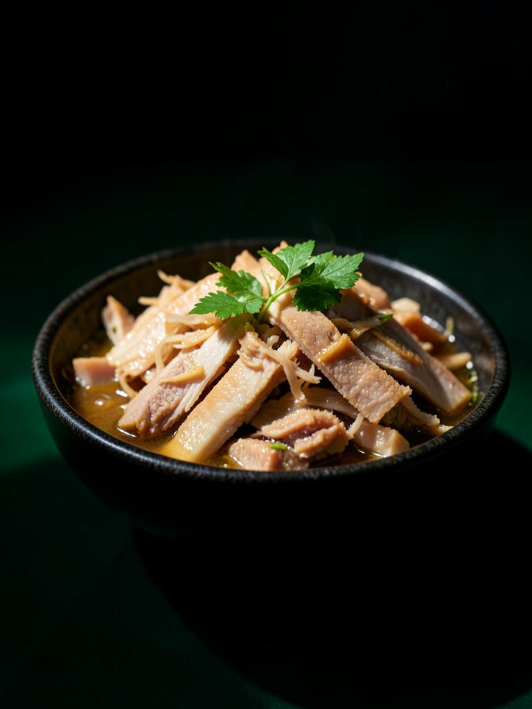 Cooked Shredded Pork